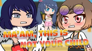 Ma’am, This is not your Child💘Meme✨Marinette x Sabine cheng ( Miraculous / MLB)🐞Gacha Club🌈 #Shorts
