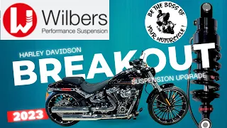Suspension Upgrade On My 2023 Harley Davidson Breakout! Wilbers Suspension!!!