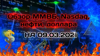 Обзор фондового рынка России США. Курс доллара рубля нефти на март 2021.
