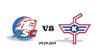 ZSC Lions vs EHC Kloten: 4-2 - 09.09.2017