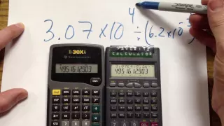 Calculators with Scientific Notation