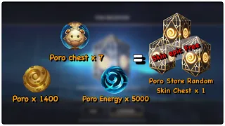 Wild Rift - How to get 5k energy Poro Store Random Skin Chest.