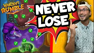 I WILL NEVER LOSE in CAMPAIGN AGAIN!! | In Warcraft Rumble!