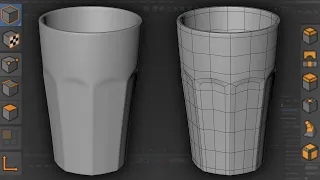 Beginner 3D Modeling #3 | Glass | Modeling with Cloner object