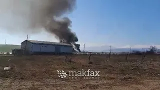Пожар во Визбегово, смрдеа и чад забележливи и од Карпош