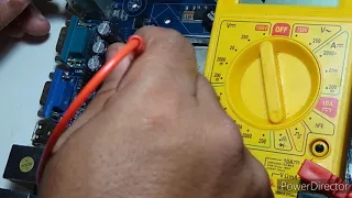 PLACA MÃE  CURTO NO 12 VOLTS  análise e o reparo .passo a passo