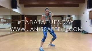 #TabataTuesday Kickboxing Core Crusher Combo | Janis Saffell.com