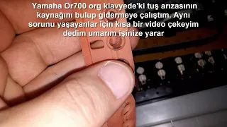 Yamaha Or700 v2 Plus - Klavye Tuş Lastiği Arızası Değişim