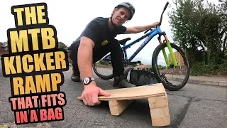 THE MTB KICKER RAMP THAT FITS IN A BAG - TRICKS AND CRASHES!