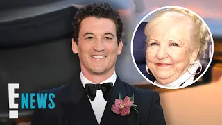 Miles Teller's Grandma Hyping Him Up as Next James Bond | E! News