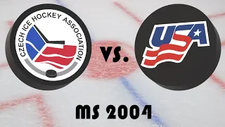 Mistrovství světa v hokeji 2004 - Čtvrtfinále - Česko - USA