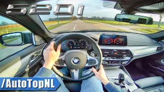 2019 BMW 5 Series G30 520i M Sport Plus POV Test Drive by AutoTopNL