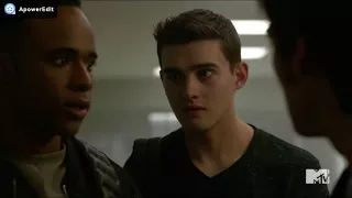 Teen Wolf 6x14 'Face To Faceless' 'Be Like Clark Kent' Liam goes to school