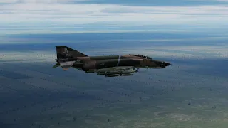 DCS World - F4e Phantom 2 - Loft delivery Bombs