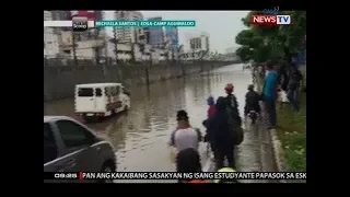 SONA: Malakas na buhos ng ulang dulot ng thunderstorm, nagdulot ng baha at traffic sa Metro Manila