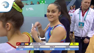 Melania RODRIGUEZ (ESP) - 2018 Double Mini Trampoline junior European Champion