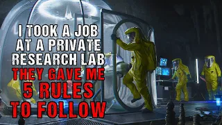 Sci-Fi Creepypasta "I Took A Job At A Private Research Lab" | Sci-Fi Horror Story