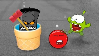 Red Ball 4 Animation | Om Nom & Red Ball In Real Life Ep 13