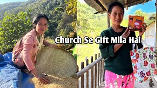 Church Se Gift Mila Hai || Village Life