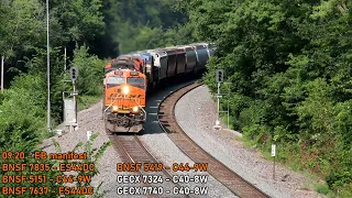 Railfanning Lucas, Iowa - 22 JUL 2023
