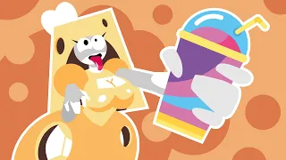 Cheese Topping Waifu Tried Grimace Shake | Pizza Tower Animation