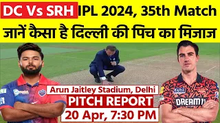 Arun Jaitley Stadium Pitch Report: DC vs SRH IPL 2024 Match 35th Pitch Report | Delhi Pitch Report