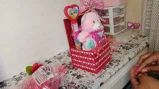 Let's Create A Valentines Day Gift Using Dollar Tree Gift Boxes |Valentine's Day Gift Idea For Girls