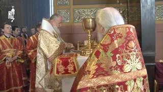 Патриарх Кирилл совершил литургию в Егорьевске