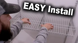 How to Install Adjustable Wire Shelving