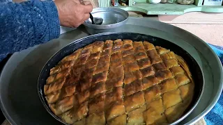 RAMAZANDA  EL EMEĞİ  EV BAKLAVASI KÖYDE YAŞAM GÜNLÜK VLOG TÜRKİYE