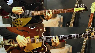 Roll Over Beethoven - The Beatles - Guitar And Bass Cover - Gretsch Country Gentleman