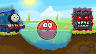 RED BALL 4 TRAIN THE THOMAS UPDATE IN GREEN HILLS ENGINE BOSS FIGHT