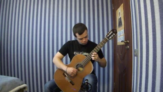 Twin Peaks Theme on Classical Guitar (Arrangement by M. Tallstrom)