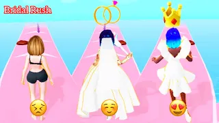 Bridal Rush! 👰‍♀️ 🏃‍♀️ - All Level Gameplay Walkthrough (iOS/Android) | Birdal Rush NEW GAME