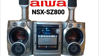 minicomponente AIWA modelo NSX-SZ800 ( buen diseño,buen sonido)