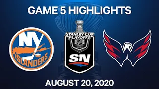 NHL Highlights | 1st Round, Game 5: Islanders vs. Capitals - Aug. 20, 2020