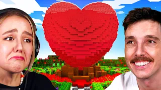 I Surprised My Girlfriend With A Custom Minecraft World