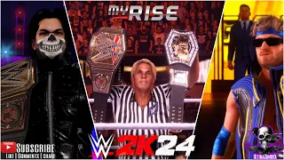 UltimaSombra Vs. Logan Paul Champ vs Champ MyRise WWE2k24 Gameplay