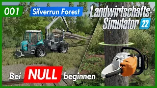LS22 | 001 - Silverrun Forest | Bei Null beginnen im Forst | Let's play platinum edition gameplay