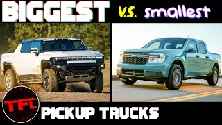 GMC Hummer EV vs Ford Maverick: Least & Most Expensive and SURPRISING Trucks of the Decade Reviewed!