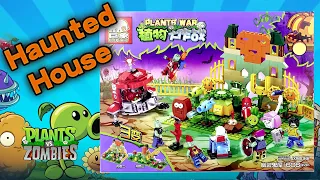 Lego Plants vs  Zombies Haunted House Unbox & Speed Build  Unofficial Lego