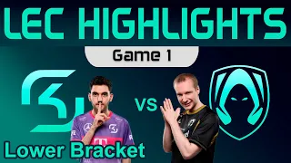 SK vs TH Game 1 Highlights LEC Winter Playoffs Round 1 2024 SK Gaming vs Team Heretics by Onivia