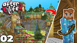 AfterLife SMP : STARTER STORAGE ROOM! Minecraft 1.18 Survival (#2)