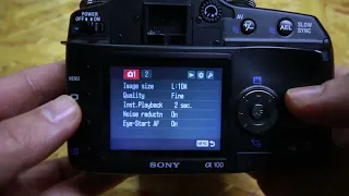 Sony Alpha a100 Digital Camera