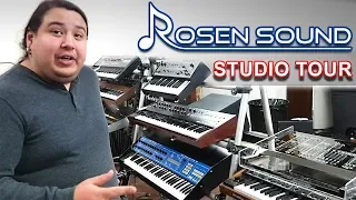 ROSEN SOUND - Synth Studio & Repair Shop Tour | Burbank, California