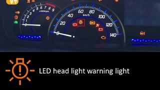 #toptips#dashboardindicators#LEDheadlight Dash board   LED head light warning symbol Top tips