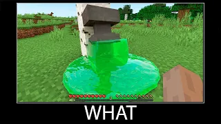 Minecraft wait what meme part 198 realistic minecraft slime block