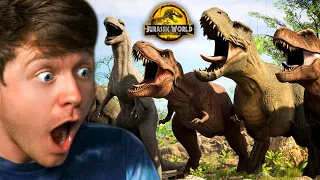 Reacting to the EVOLUTION of T-REX in MOVIES! (Epic Dinosaurs)