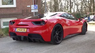 NOVITEC Ferrari 488 GTB - LOUD Revs, Accelerations & Exhaust SOUNDS!