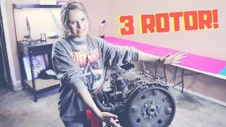 Rebuilding a ROTARY Engine for the FIRST time!! RX7 3 Rotor | Project Drift - EP 38
